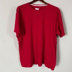 Rag & Bone Men's Red T Shirt 100% Cotton Minimalist Classic Casual Core